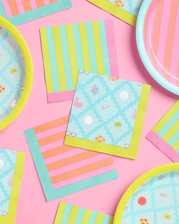 Pool Party Napkins, 24pk