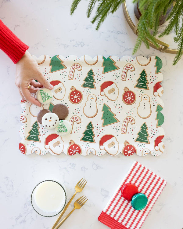 Cookies Paper Platters- 6pk