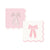 Large Pink Bows Cocktail Napkin, 24pk