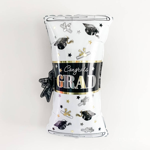 Diploma Scroll Foil Balloon, 1pk