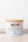 Mom Conversation Wood Wick Candle