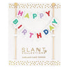 HBD Garland Cake Topper
