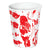 Bloody Handprint Cups, 8pk