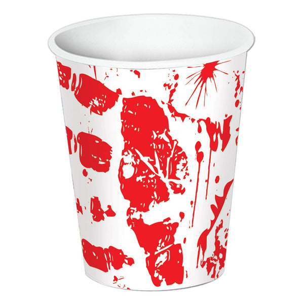 Bloody Handprint Cups, 8pk