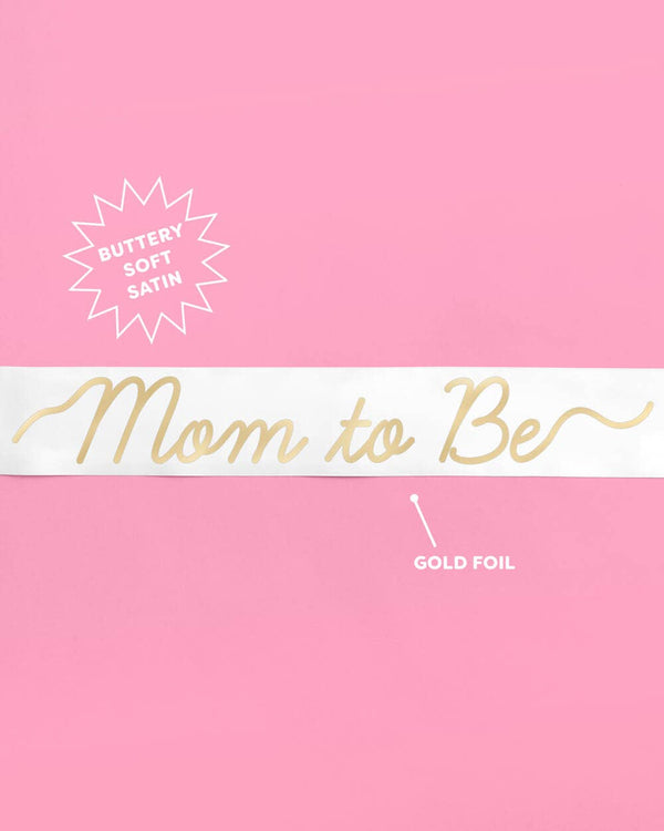 Mom to Be Sash