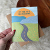 "It's time for a new adventure" Graduation Greeting Card