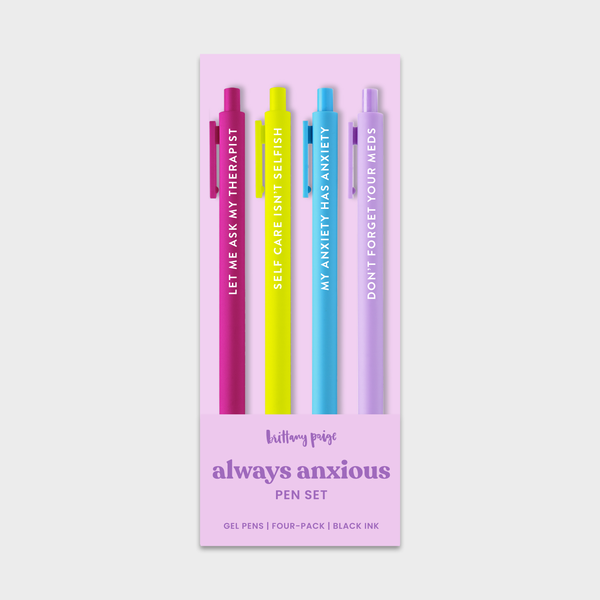 Sapori Always Anxious Anxiety Pen Set
