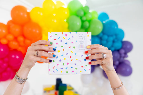 Sprinkles & Smiles Confetti Dinner Napkins, 20pk