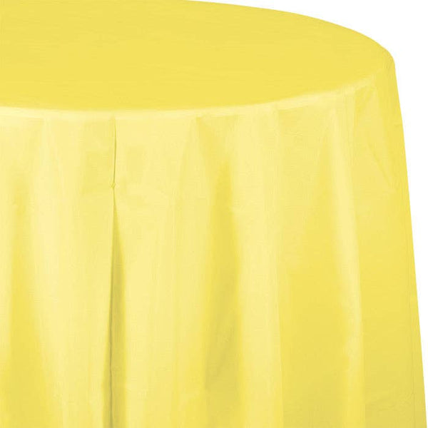Mimosa Round Plastic 82 inch Table Cover