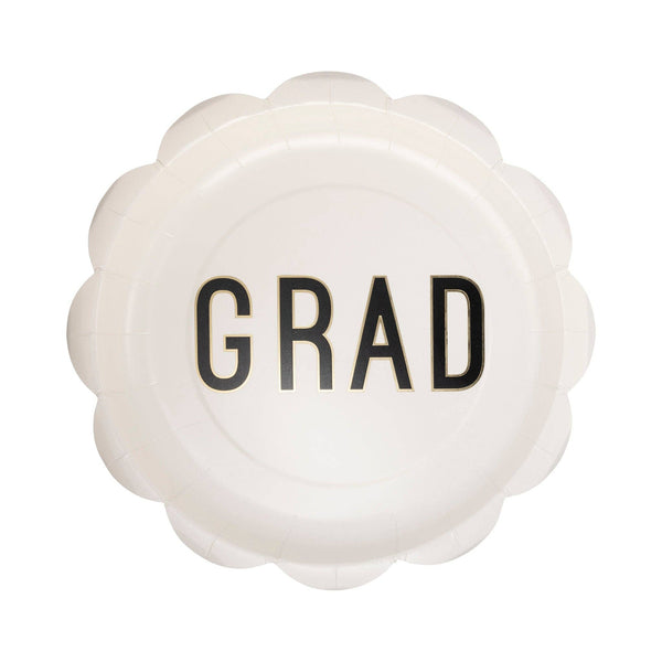 Grad Scalloped 10" Plate, 8pk
