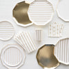 Gold Signature Stripe Cups, 8pk