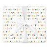 Lettered Birthday Wrapping Paper