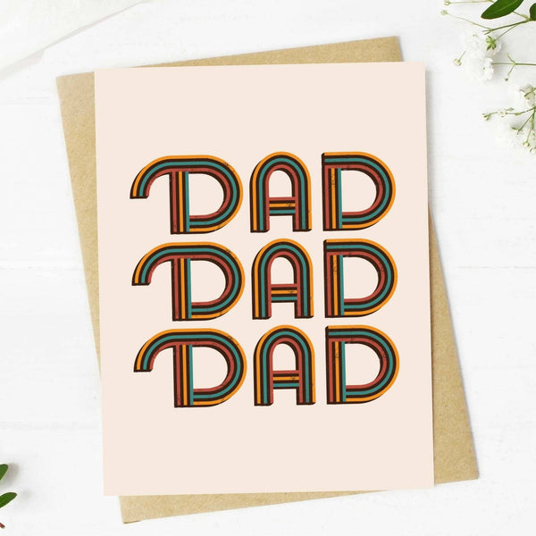 Greeting Card Dad Dad Dad