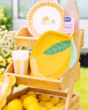 Lemon Shaped Plates, 8pk