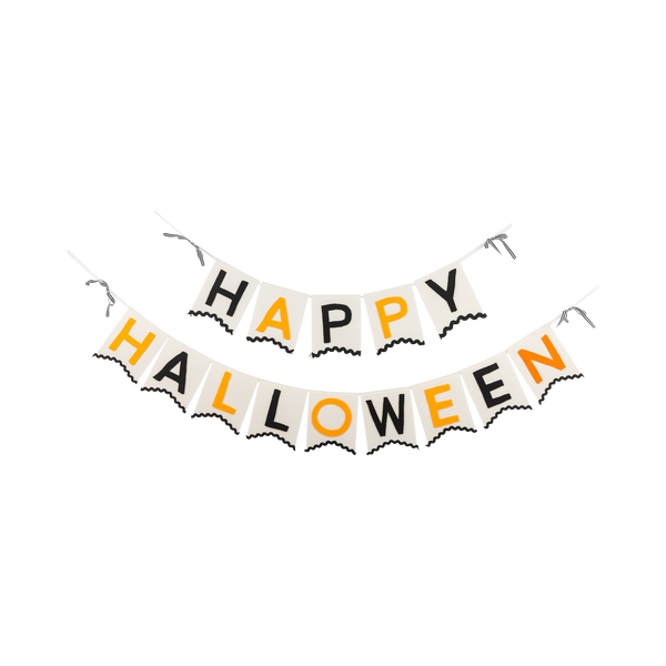 Felt Happy Halloween Banner
