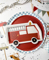 Firetruck Plate, 8pk