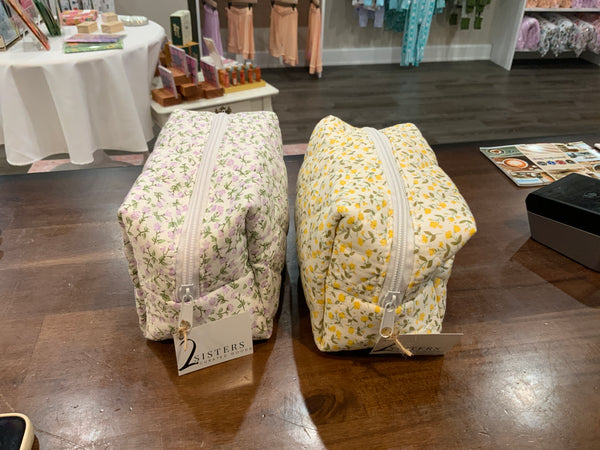 2S quilted make up bag