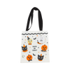 Vintage Halloween Characters Canvas Tote Bag