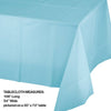 Pastel Blue Plastic Tablecloth, 1pk