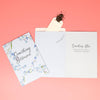Something Borrowed Wedding Greeting Card- Forget-Me-Not Seeds