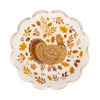 Turkey Foliage Dinner Plates, 8pk