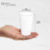 14oz Crystal Clear Plastic Party Cups, 20pk