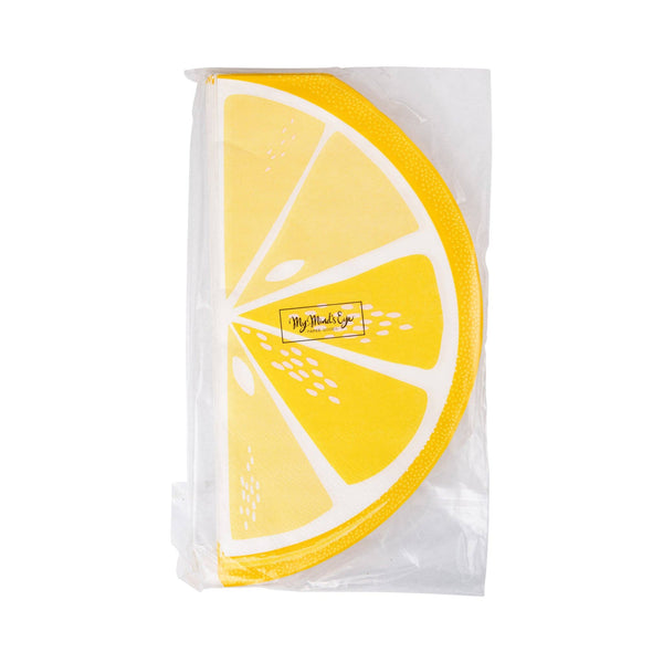 Lemon Slice Dinner Napkins, 24pk