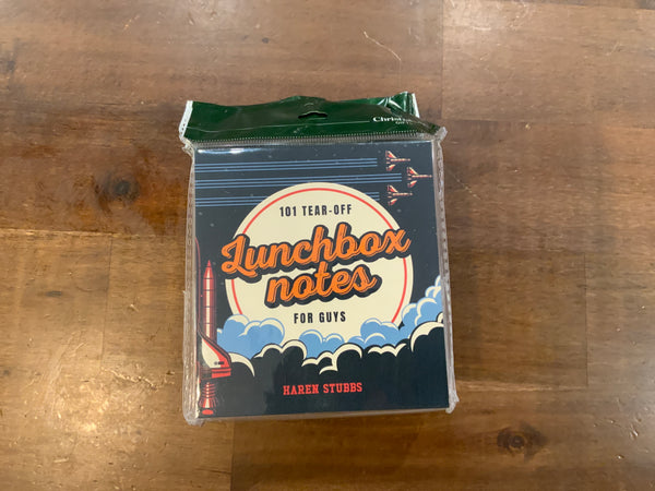 2 sisters Lunchbox notes for guys