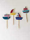 Boat Cupcake Toppers, 8pk