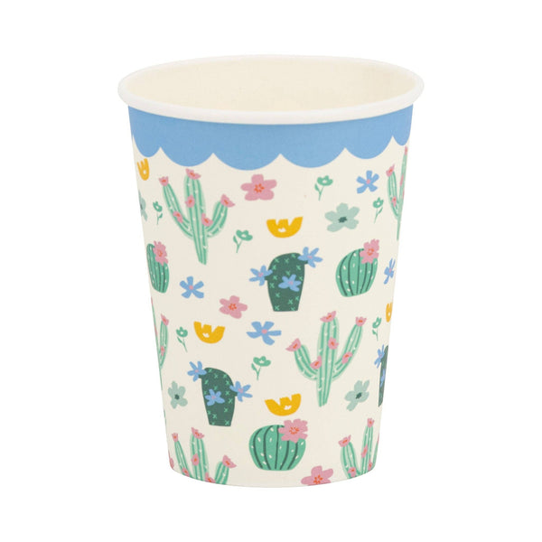 Fiesta Cacti Paper Cup, 8pk