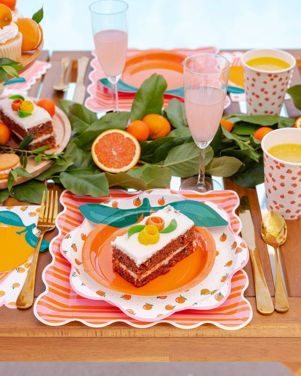 Oranges 10 inch Plates, 8pk