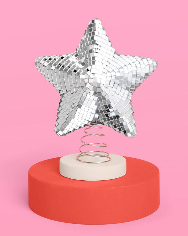 Disco Star Tree Topper