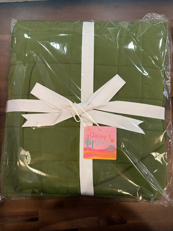D&D Green Toddler Blanket