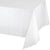 White Plastic Tablecloth, 1pk