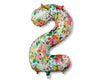 Garden Party Numbered Foil Balloon