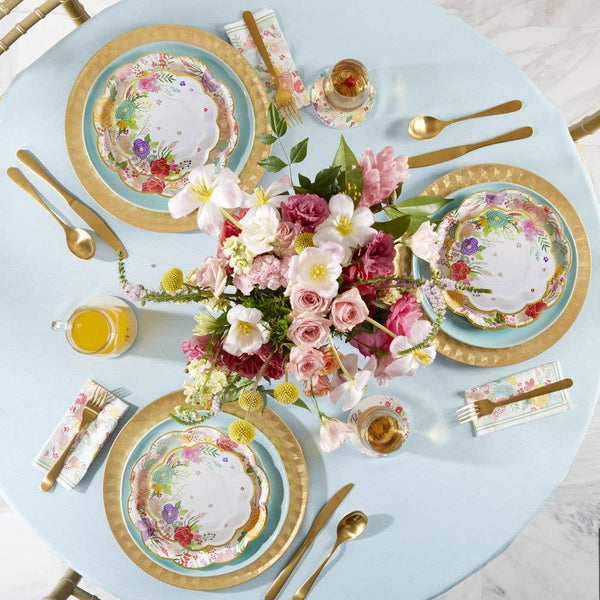 Garden Blooms Dessert Plates, 16pk