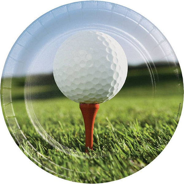 Golf Dinner Plates, 8pk