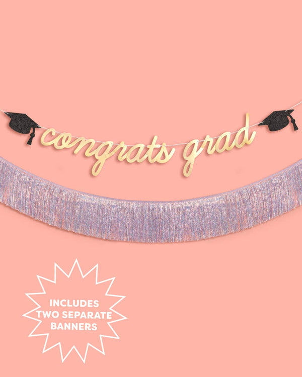 Congrats Grad Banner & Fringe