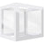 White Transparent Balloon Box 1pk