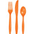 Sunkissed Orange Assorted Plastic Cutlery, 24pk