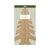 Christmas Memories Large Kraft Paper Tree Decor