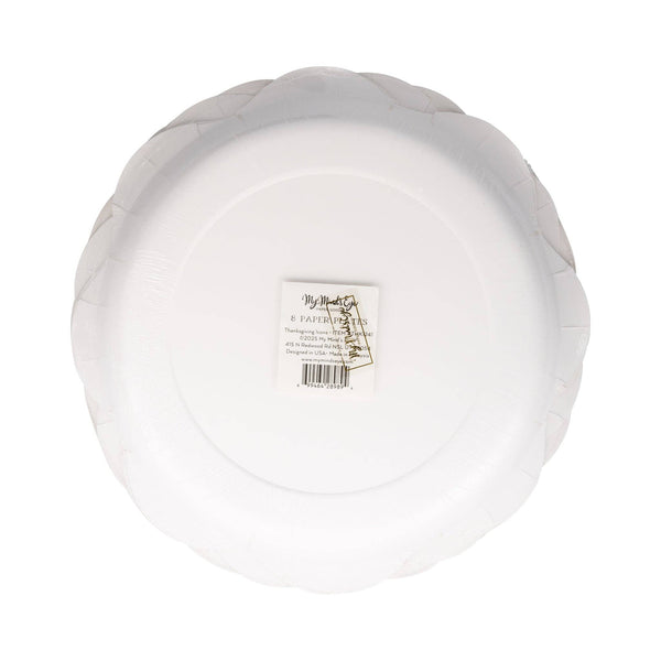 Thanksgiving Icons Plate, 8pk