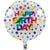 Rainbow Foil Mylar Balloons, 1pk