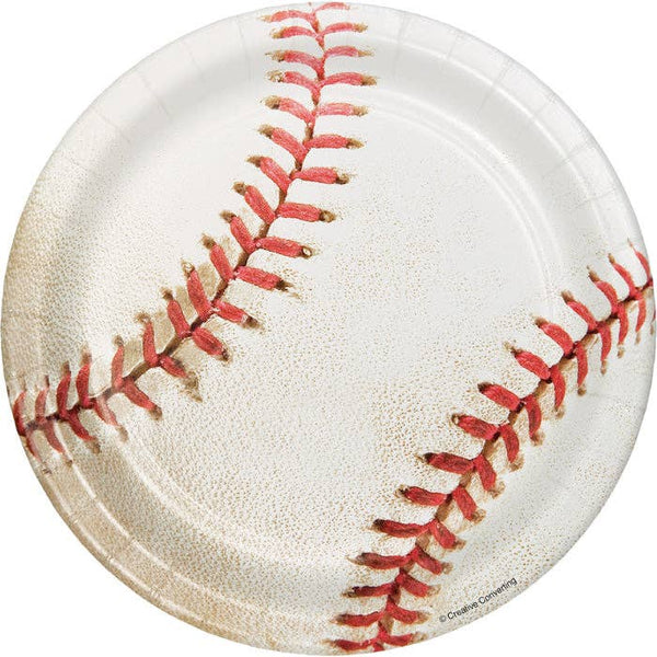 Baseball Dessert Plates, 8pk