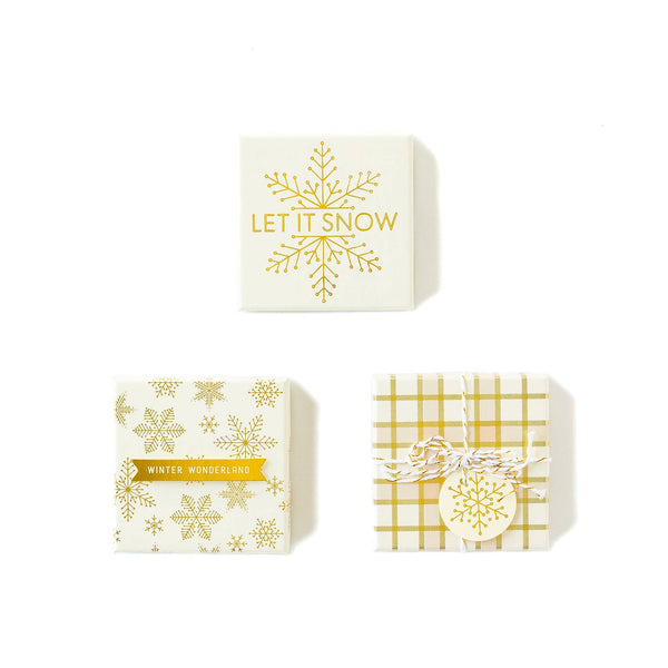 Gold Bow Gift Card Boxes- 3pk