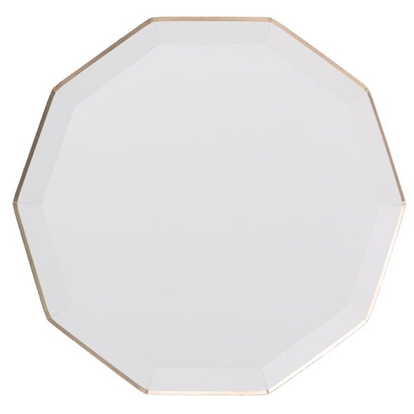 Blanc White Prem. Dinner Plates, 8pk