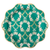 Emerald Green Rococo Dinner Plates, 8pk