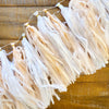 Boho White & Blush Paper DIY Tassel Tail
