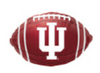 17” IU Football Mylar balloon