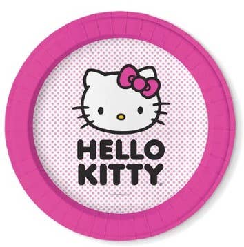 Hello Kitty Pink Dots Dessert Plates, 16pk